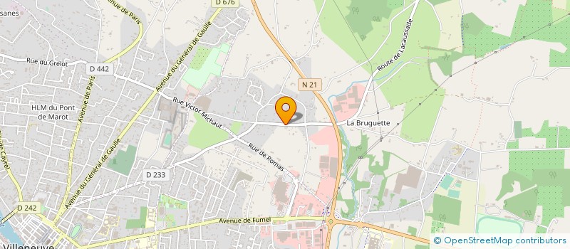 localisation de l'entreprise POL' JO  VILLENEUVE-SUR-LOT