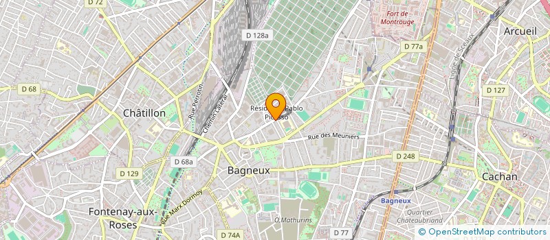 localisation de l'entreprise POL'O MARKET à BAGNEUX