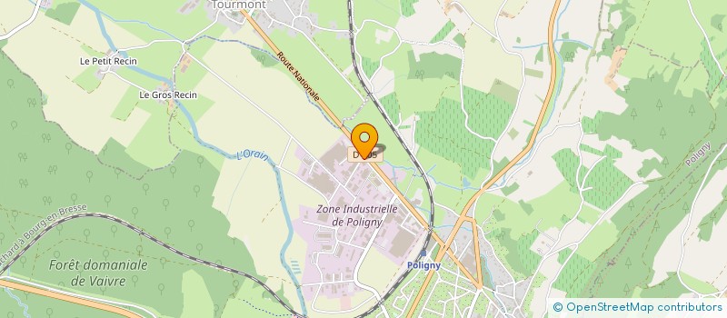 localisation de l'entreprise POL'SHOES à POLIGNY