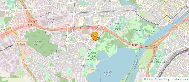 localisation de l'entreprise POLACTIF à ANGERS