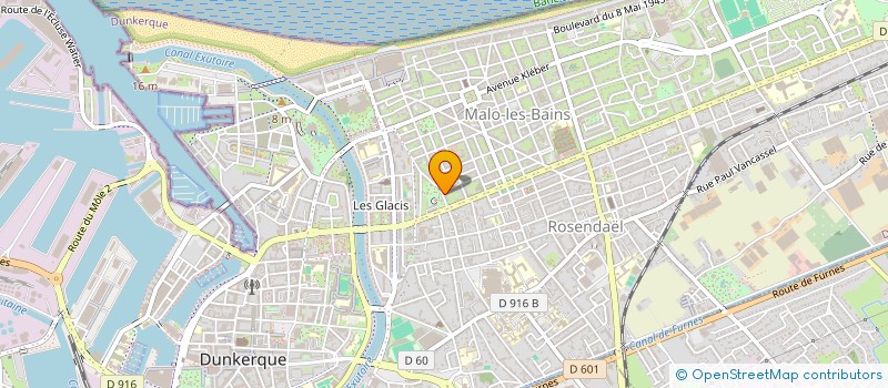 localisation de l'entreprise POLADINE à DUNKERQUE