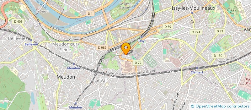 localisation de l'entreprise POLAGEC  CLAMART