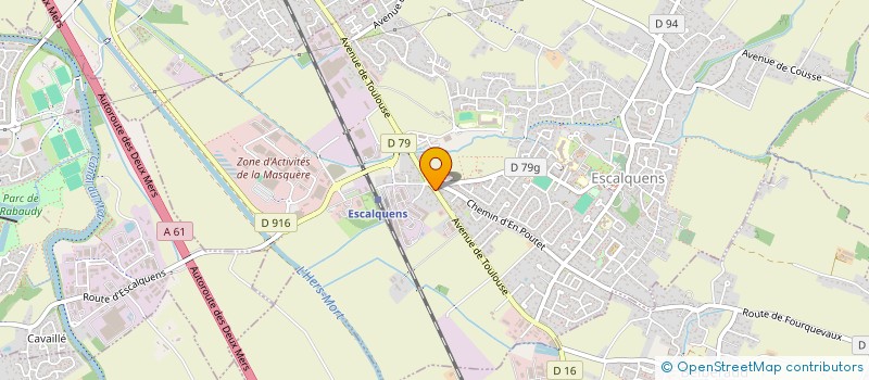 localisation de l'entreprise POLAMAN 2  ESCALQUENS