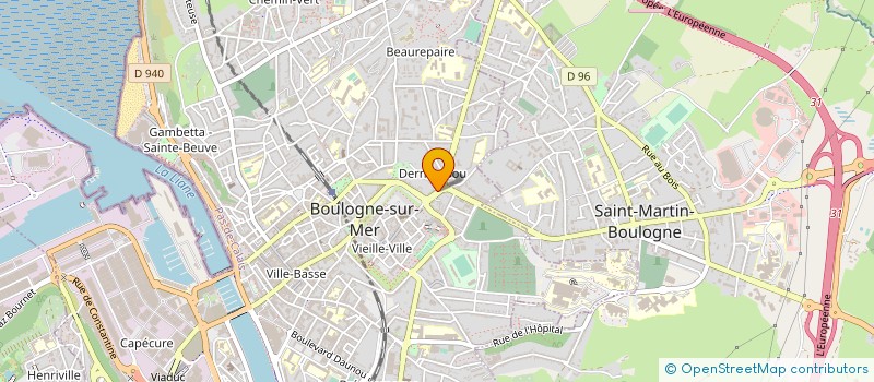 localisation de l'entreprise POLAMELIE à BOULOGNE-SUR-MER
