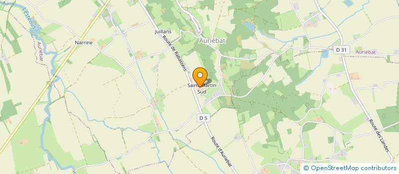 localisation de l'entreprise POLANA  AURIEBAT