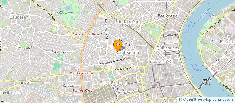 localisation de l'entreprise POLAR 3  BORDEAUX