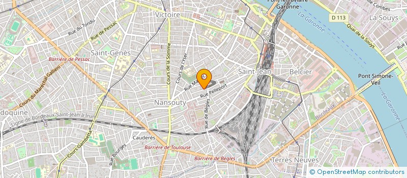 localisation de l'entreprise POLAR  BORDEAUX