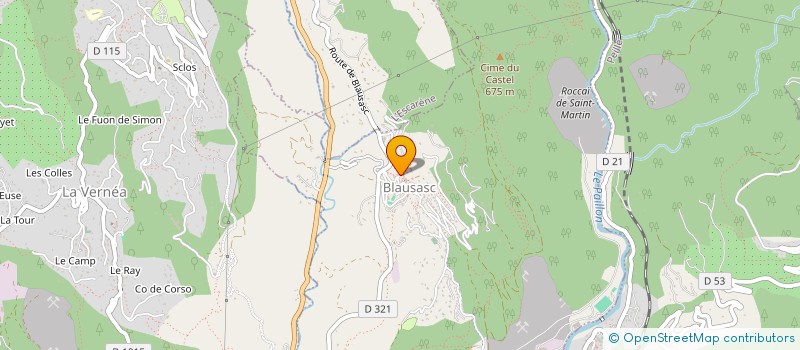 localisation de l'entreprise POLAR CLIM  BLAUSASC