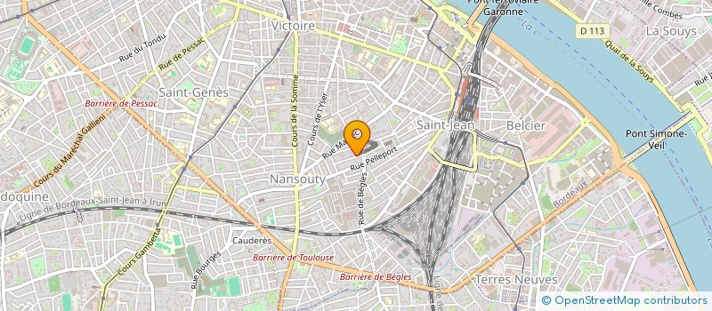 localisation de l'entreprise POLAR WILSON 379  BORDEAUX