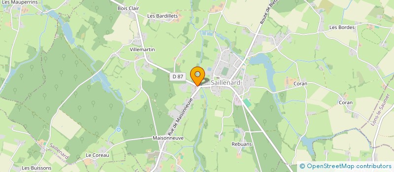 localisation de l'entreprise POLARC à SAILLENARD