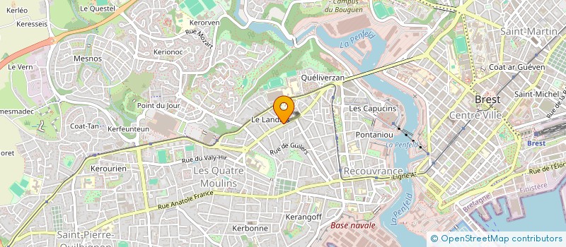 localisation de l'entreprise POLARD MICHEL à BREST