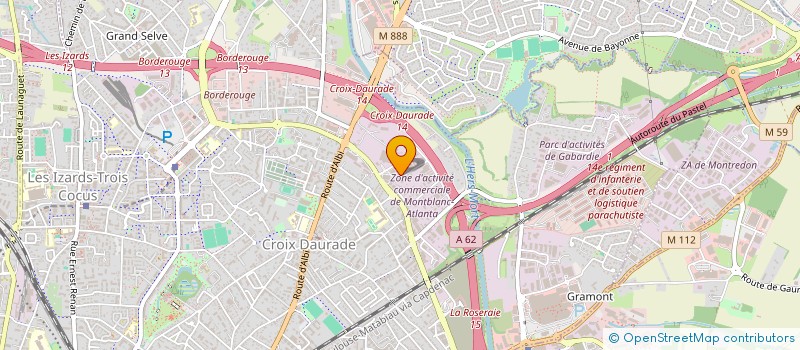 localisation de l'entreprise POLARE GESTION  TOULOUSE