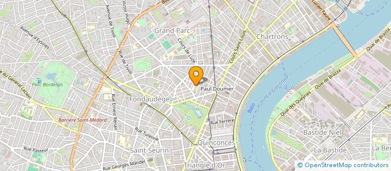 localisation de l'entreprise POLARIS  BORDEAUX