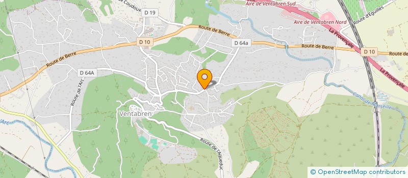 localisation de l'entreprise POLARIS  VENTABREN