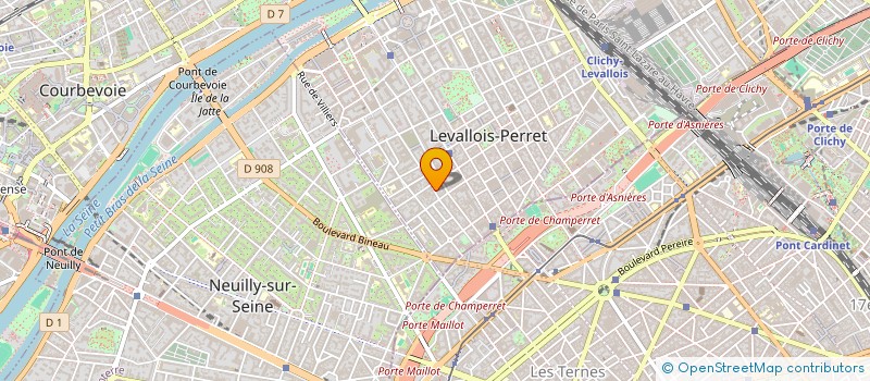 localisation de l'entreprise POLARIS à LEVALLOIS-PERRET