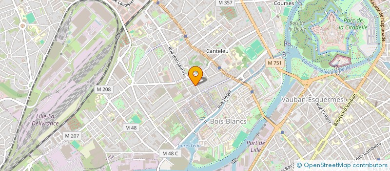 localisation de l'entreprise POLARIS  LILLE