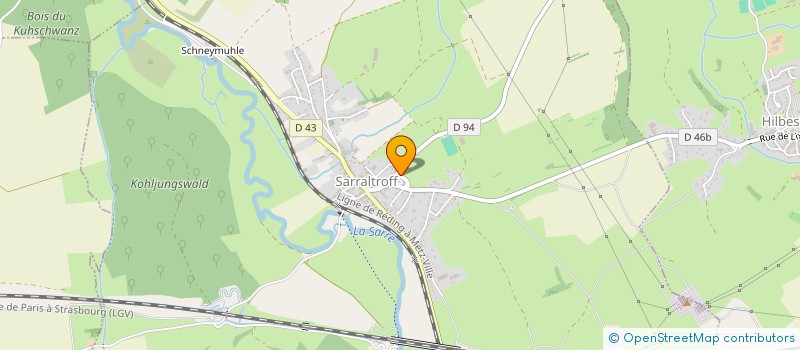 localisation de l'entreprise POLARIS  SARRALTROFF