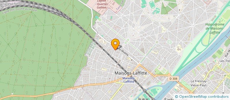 localisation de l'entreprise POLARIS AA à MAISONS-LAFFITTE