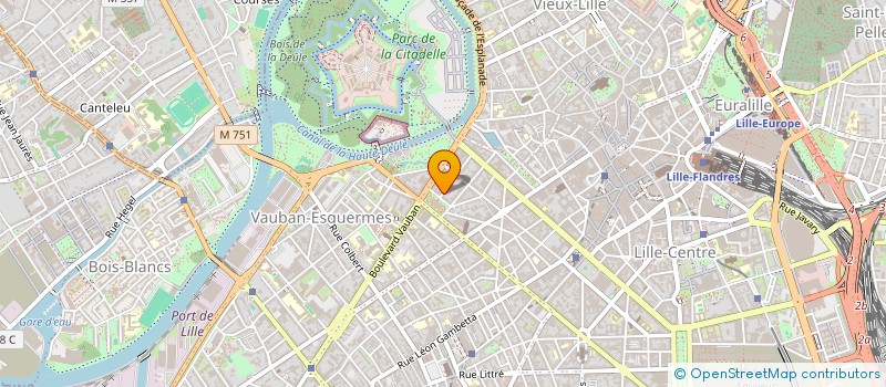 localisation de l'entreprise POLARIS AFFILIATION à LILLE