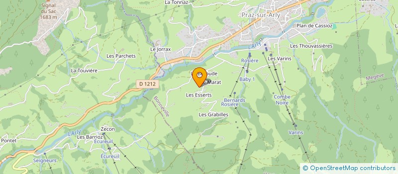 localisation de l'entreprise POLARIS CAPITAL  PRAZ-SUR-ARLY