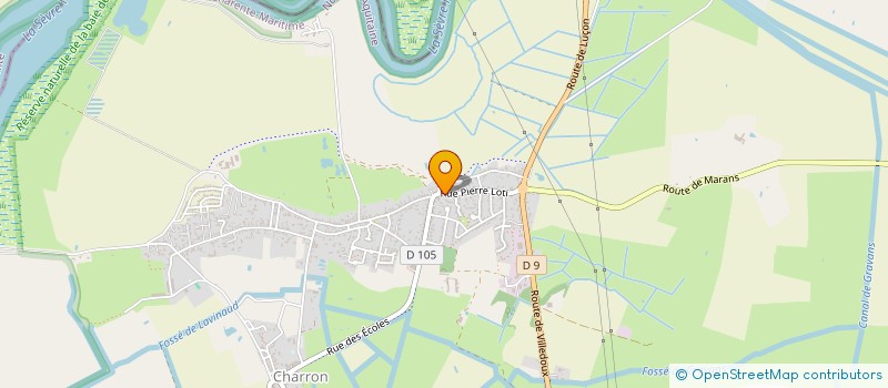 localisation de l'entreprise POLARIS & CO  CHARRON