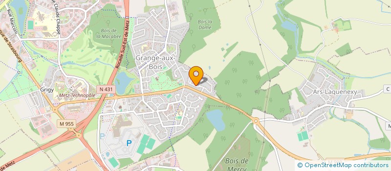 localisation de l'entreprise POLARIS CONSEIL  METZ