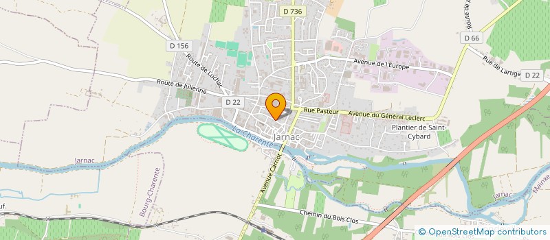 localisation de l'entreprise POLARIS CONSEIL GRAND OUEST à JARNAC