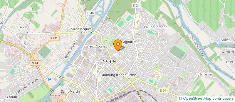localisation de l'entreprise POLARIS EUROPE à COGNAC