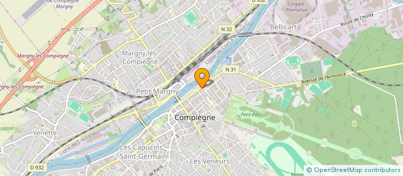 localisation de l'entreprise POLARIS EXPERTISE à COMPIEGNE