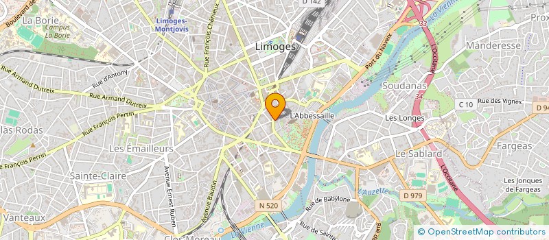 localisation de l'entreprise POLARIS FORMATION à LIMOGES