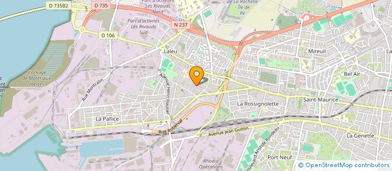 localisation de l'entreprise POLARIS GESTION  LA ROCHELLE