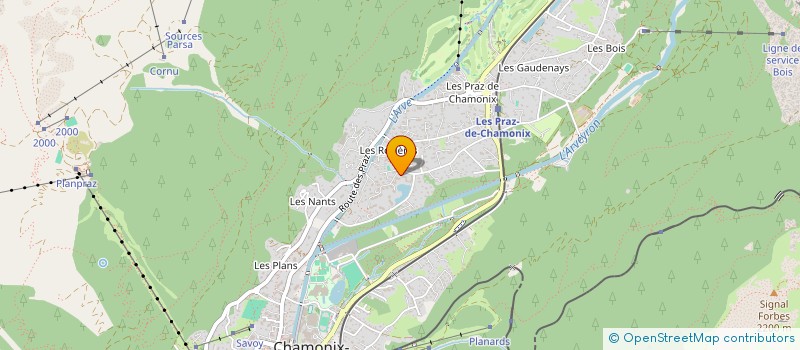 localisation de l'entreprise POLARIS INVESTISSEMENT  CHAMONIX-MONT-BLANC