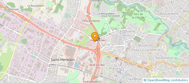 localisation de l'entreprise POLARIS SOLUTIONS THERMIQUES  SAINT-HERBLAIN