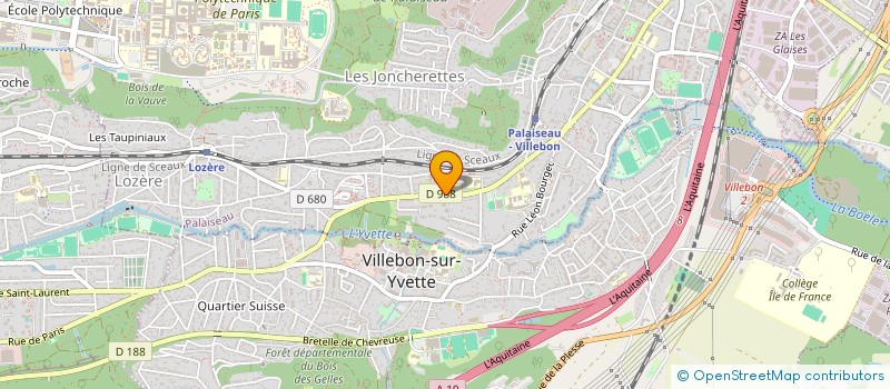localisation de l'entreprise POLARSTAR à PALAISEAU