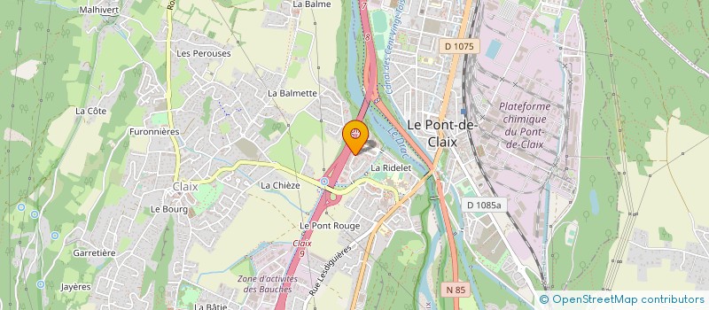 localisation de l'entreprise POLART GRAPHIC à CLAIX
