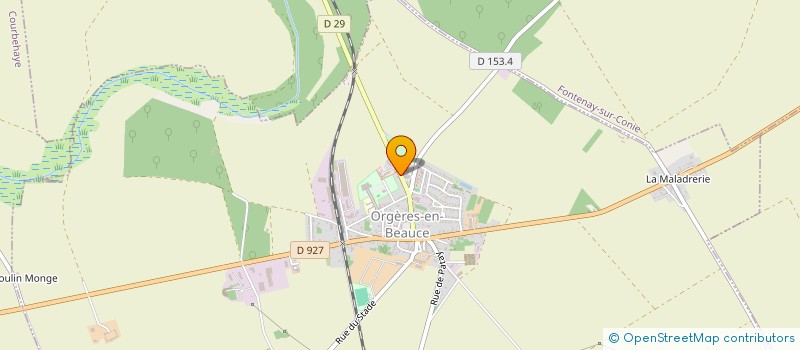 localisation de l'entreprise POLARTING à ORGERES-EN-BEAUCE