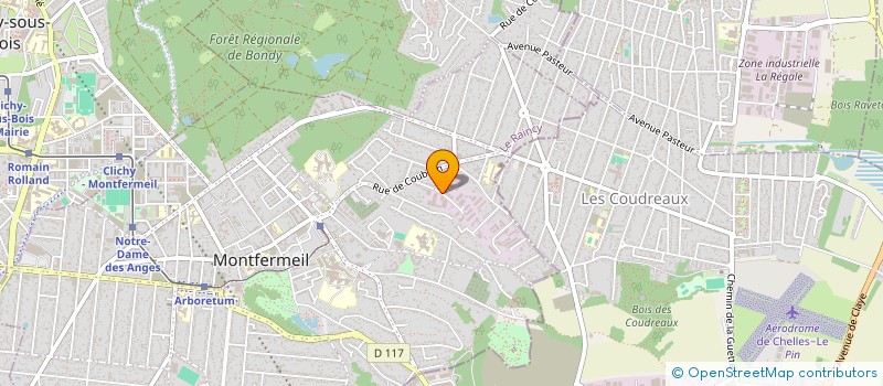 localisation de l'entreprise POLARYS  MONTFERMEIL