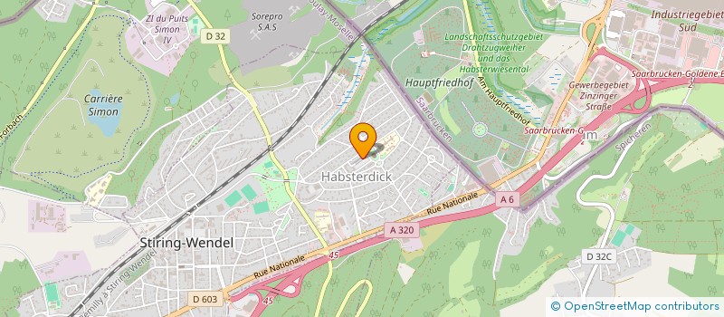 localisation de l'entreprise POLAT  STIRING-WENDEL