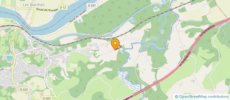 localisation de l'entreprise POLAT  URT