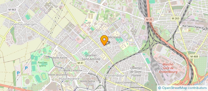 localisation de l'entreprise POLAT BATIMENT à STRASBOURG