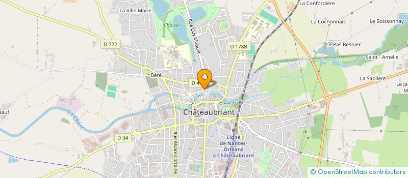localisation de l'entreprise POLAT CONSTRUCTION à CHATEAUBRIANT