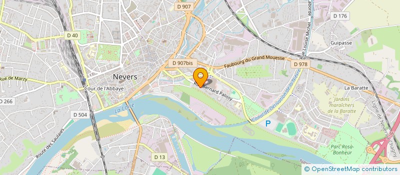 localisation de l'entreprise POLAT CONSTRUCTION à NEVERS
