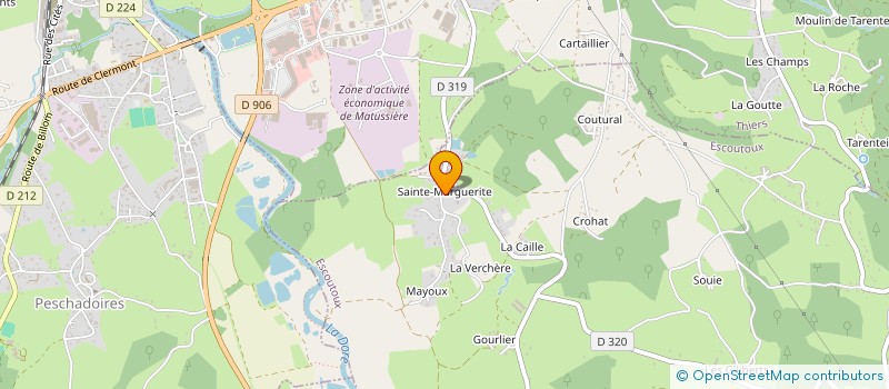 localisation de l'entreprise POLAT ET FILS à THIERS
