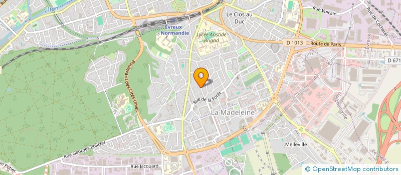 localisation de l'entreprise POLAT PATRIMOINE  EVREUX