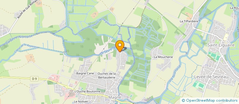 localisation de l'entreprise POLAX  MAGNE