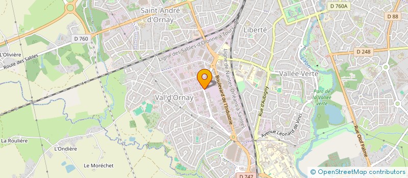 localisation de l'entreprise POLCO à LA ROCHE-SUR-YON