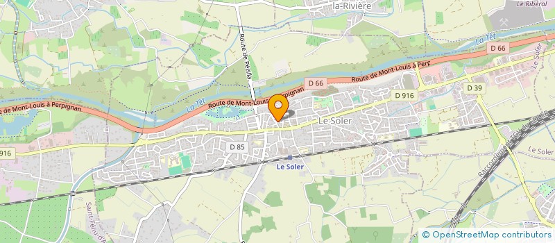 localisation de l'entreprise POLE ACTION MEDIA  LE SOLER