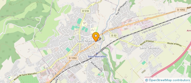 localisation de l'entreprise POLE ACTIVIT INNOVAT SOCIAL SOLIDAIRES  SAINT-MARCELLIN