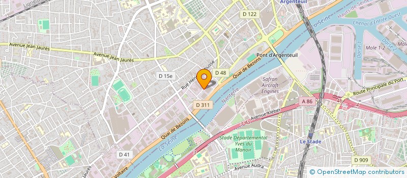 localisation de l'entreprise POLE AIR  ARGENTEUIL