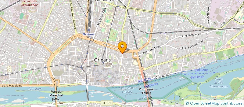 localisation de l'entreprise POLE ANNONCE DE LA FOI - 45 à ORLEANS